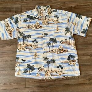 Pierre Cardin 100% cotton Hawaiian shirt